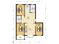 宏远家园 3室1厅 南 北-涿州宏远家园户型图