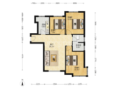 小区环境优美，绿化高，出京进京很方便-涿州三利中和城二期B区户型图