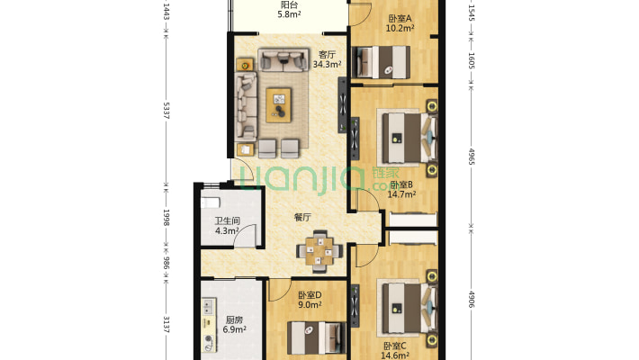 建设路125号二手房实景图