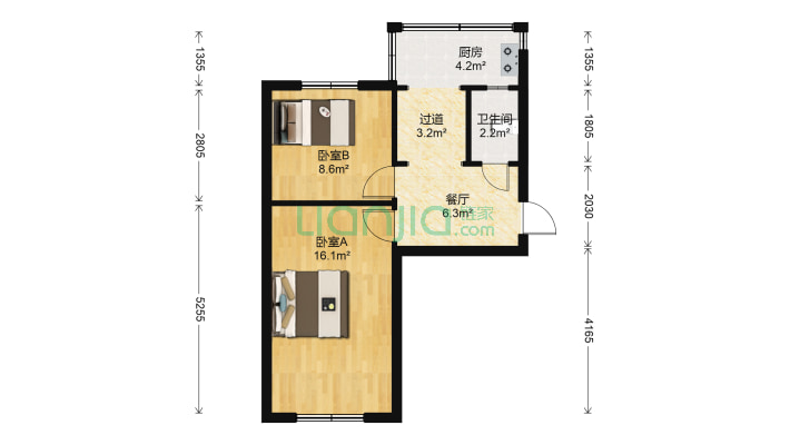 交警二队宿舍二手房实景图