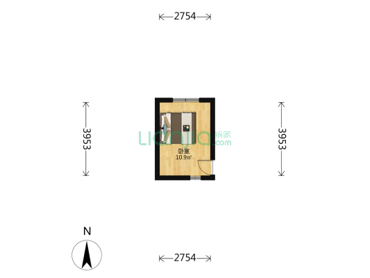同卫里（和平） 1室0厅0卫 23平方