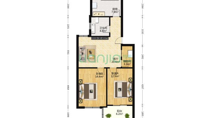 阳光龙庭二手房实景图