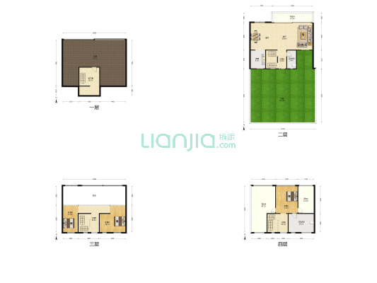 万科五龙山蓝山别墅 3室1厅2卫 281平方
