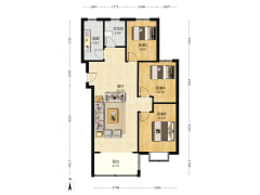 物探局唯一可议过户的商品房。。-涿州平安D区户型图