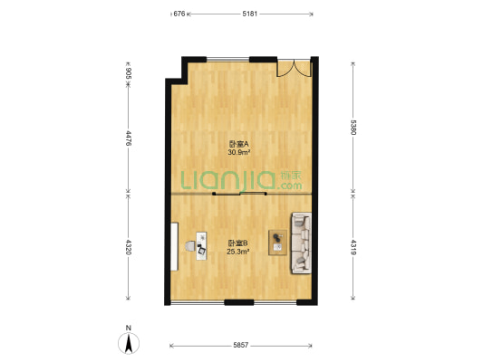 中禾广场 2室0厅0卫 91平方