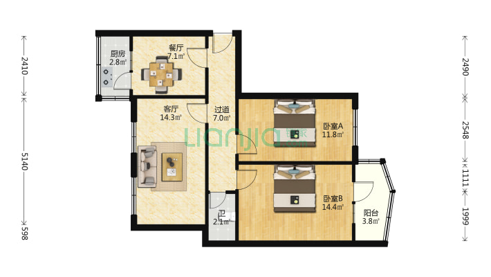 甘肃省有色地质调查院二手房实景图
