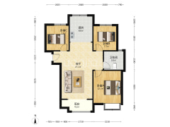 天伦湾嘉园南北通透三居，毛坯随意装修，业主急售-涿州天伦湾嘉园户型图