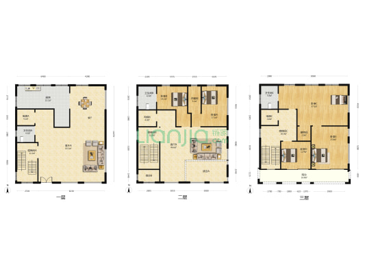 骏景台 5室2厅3卫 427平方