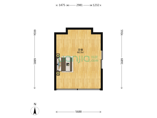 正大南环国际中心 1室0厅0卫 67平方