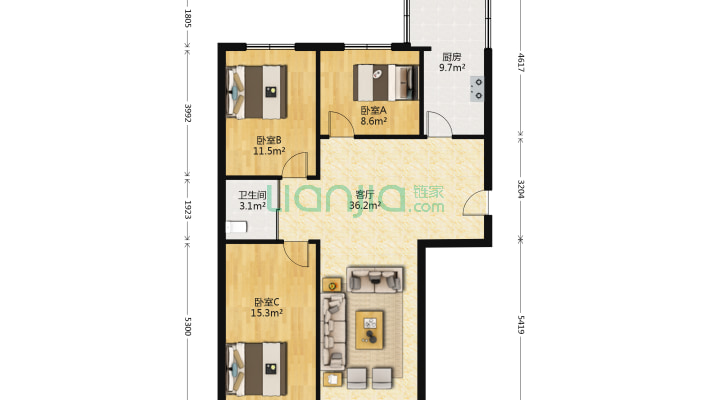 黎明五街16号二手房实景图