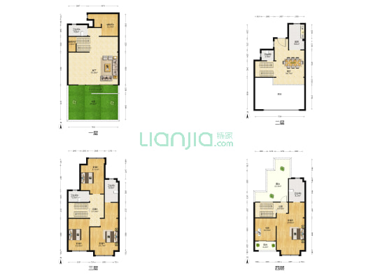 宝城翡翠园 5室2厅5卫 320平方