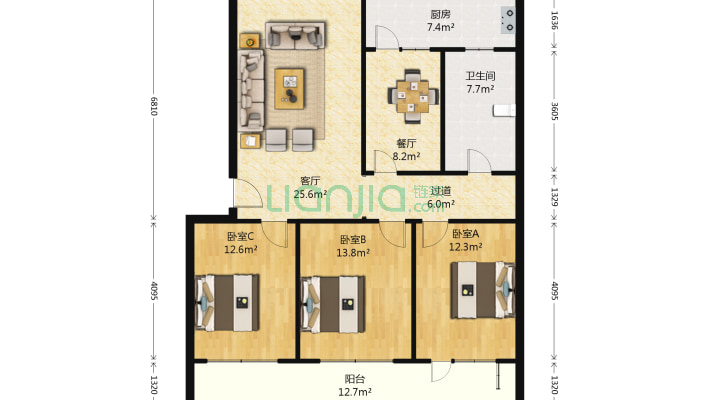 红盾家园二手房实景图