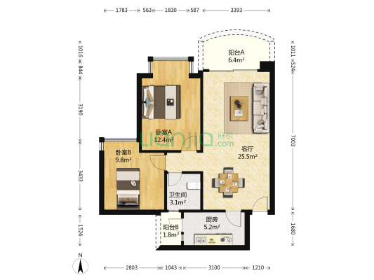 城启荔港南湾房源|户型图|小区车位|交通地址详情分析!