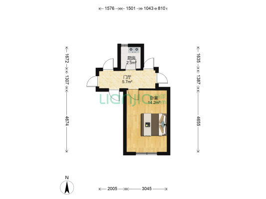 华兴楼 1室0厅0卫 13平方