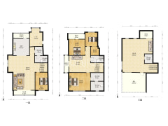 香邑溪谷原墅 别墅 叠拼上叠 精装修 舒适住所-涿州香邑溪谷原墅户型图
