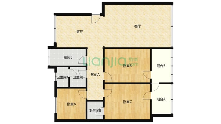 建材公司宿舍二手房实景图