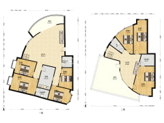 范阳路沿线  集中供暖 跃层 有大露台 视野好-涿州东方家园户型图
