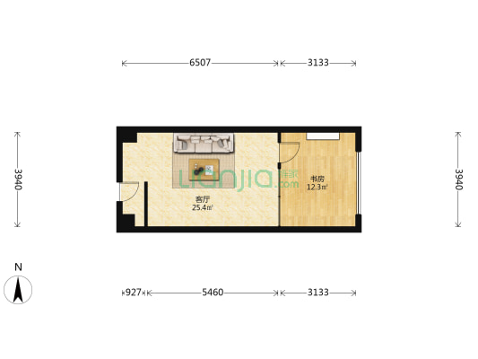 新紫茂国际 1室1厅0卫 56平方