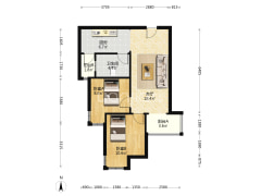 集中供暖，保利物业，小区环境好物业好 好楼层-涿州天伦湾一期户型图