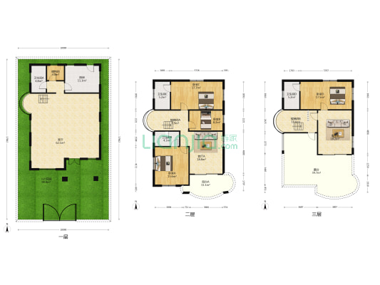 宏基路中街北二巷 4室3厅4卫 264平方