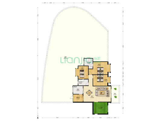 南岸翠堤园 3室1厅2卫 131平方