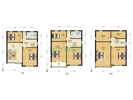 碧霞四区 7室1厅2卫 215平方