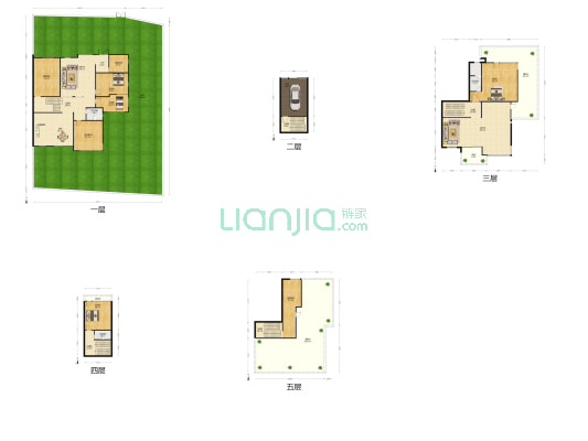 世博生态城云岭邻里 5室3厅3卫 372平方