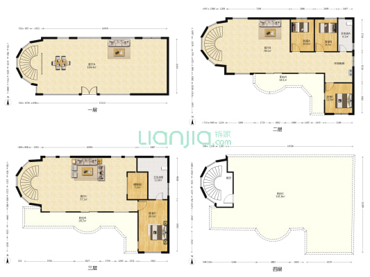 聚源南路 4室3厅2卫 411平方