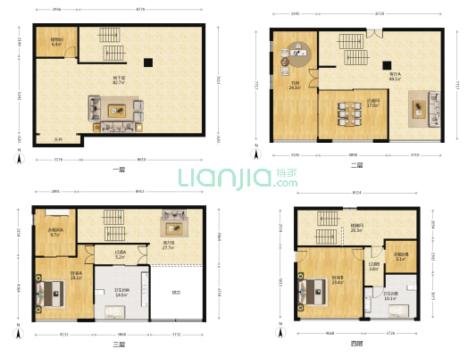 吴泾宝龙广场 4室2厅2卫 363平方