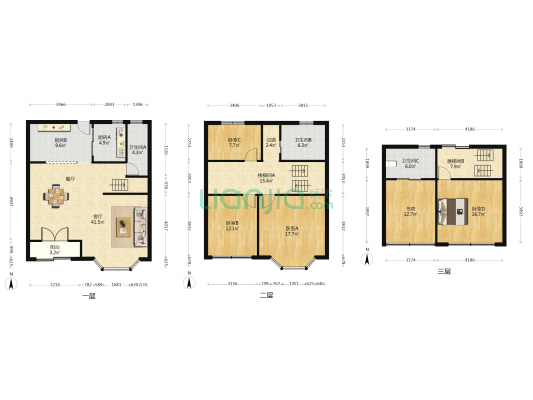 新福康里(别墅) 5室1厅3卫 195平方