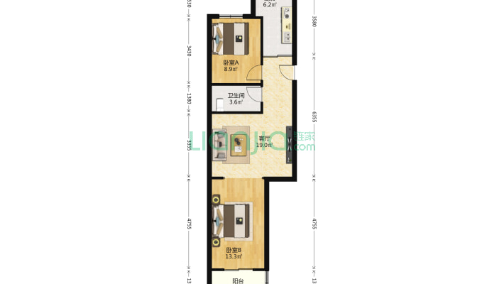 煤炭五部综合楼二手房实景图