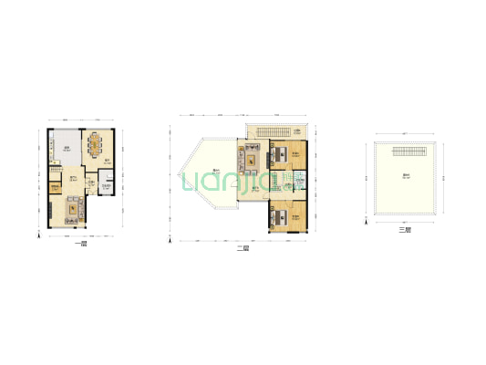 汇港苑 2室3厅2卫 137平方