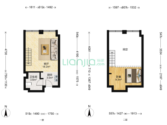 水韵江南苑 1室1厅1卫 43平方