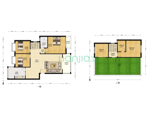 安纳西时光 3室1厅1卫 146平方