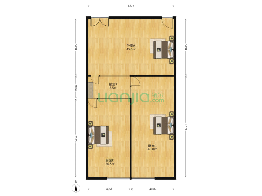 和基广场 4室0厅0卫 170平方