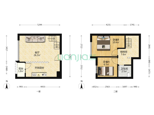正成新天地 2室1厅1卫 41平方