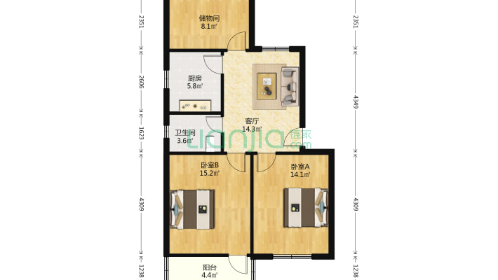 闸北新村二手房实景图
