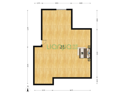 银安大厦 1室0厅0卫 117平方