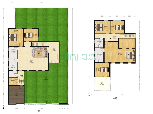 亚澜湾 6室1厅3卫 246平方