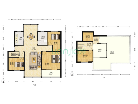 高立花园东区 3室1厅1卫 118平方