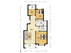 华融现代城 3室2厅 南 北-涿州华融现代城户型图