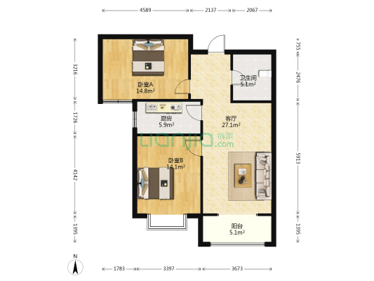 翔建御景华府户型图