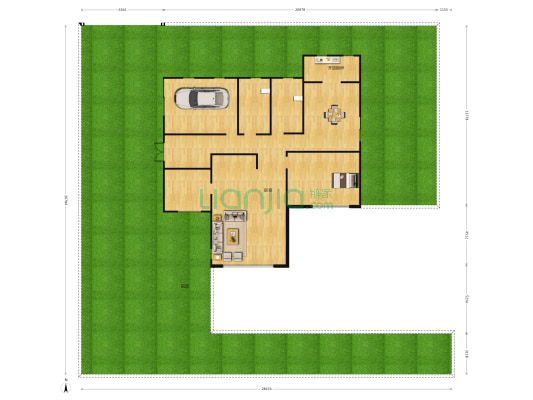 天邻风景 1室0厅0卫 347平方