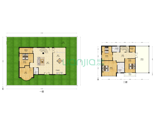 听泉山庄 5室2厅3卫 300平方