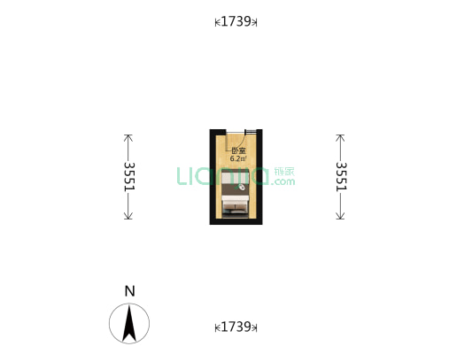 南玉带胡同 1室0厅0卫 10平方