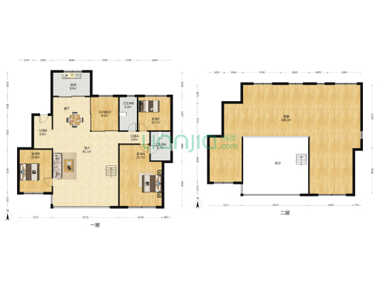 万科御龙山悦莊 4室1厅2卫 167平方