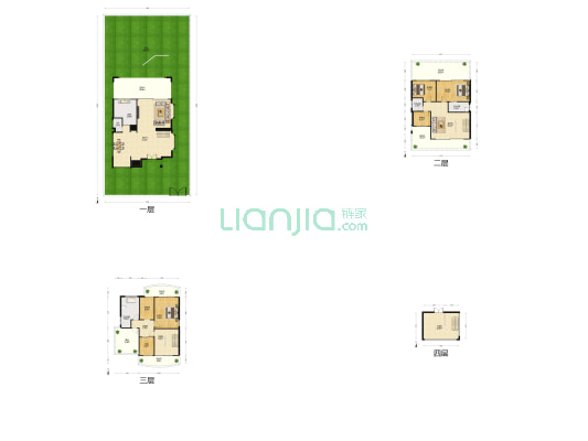 嘉庆花园 4室2厅4卫 276平方
