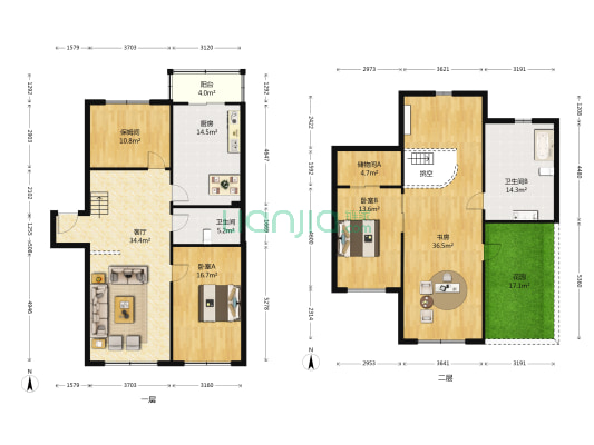 北陵大街16巷 3室1厅2卫 160平方