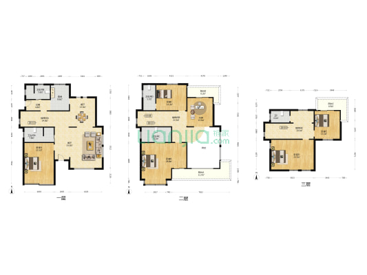 东升御花园 6室2厅5卫 332平方