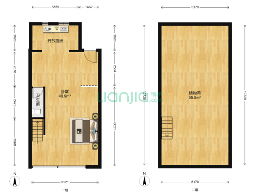 世茂御龙海湾星空墅5期 1室0厅1卫 136平方